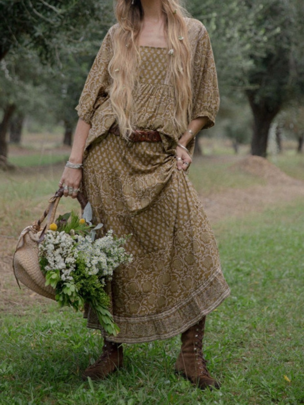 Tree of Life Boho Skirt